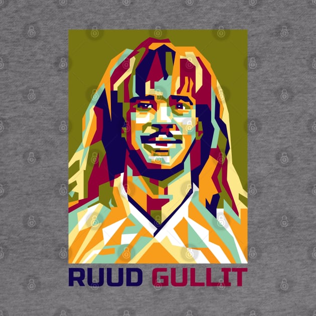 Abstract Ruud Gullit In WPAP by smd90